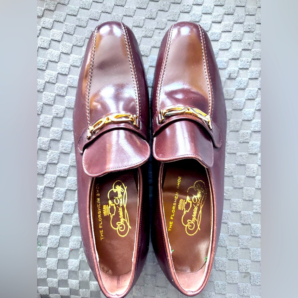 Frorsheim Vintage Florsheim 9.5 A,golden Buckle, On UNWORN NEW